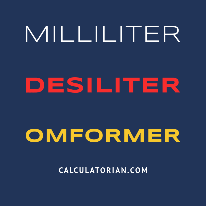 Konverter Fra Milliliter Til Desiliter konverter-fra-milliliter-til-desiliter